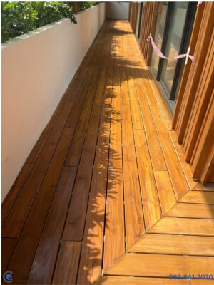 Sàn gỗ Teak ngoài trời